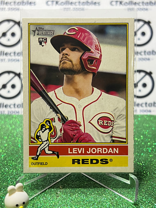 2025 TOPPS HERITAGE LEVI JORDON # 88 ROOKIE CINCINNATI REDS  BASEBALL CARD