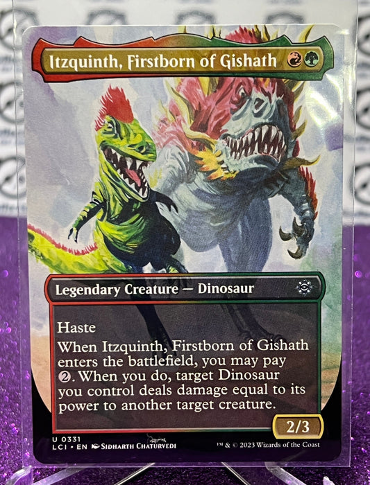 2023 MAGIC THE GATHERING THE LOST CAVERNS OF IXALAN U 0331  ITZQUINTH,  FIRSTBORN OF GISHATH CARD