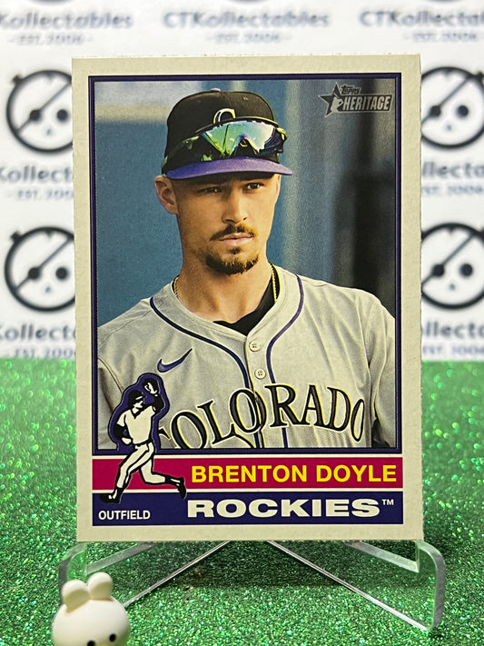 2025 TOPPS HERITAGE BRENTON DOYLE # 175 COLORADO ROCKIES  BASEBALL CARD