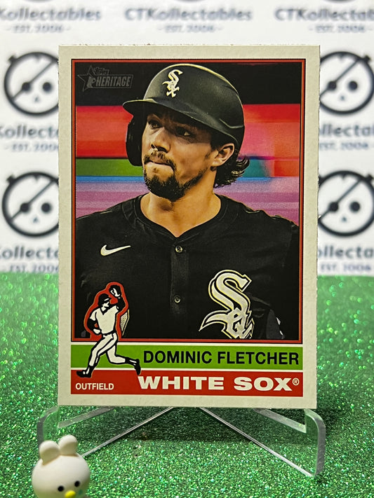 2025 TOPPS HERITAGE DOMINIC FLETCHER # 356 CHICAGO WHITE SOX BASEBALL CARD