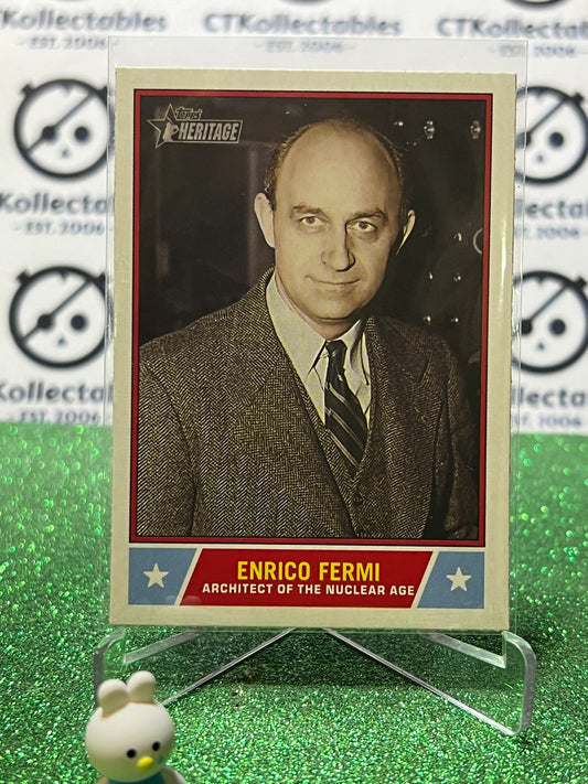 2025 TOPPS HERITAGE ENRICO FERMI # NS-64 NOBLE AMERICANS CARD