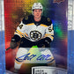 2021-22 UPPER DECK ALLURE JACK AHCAN # R-9 ROOKIE FULL RAINBOW AUTO  BOSTON BRUINS HOCKEY CARD