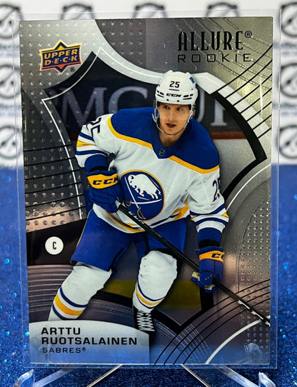 2021-22 UPPER DECK ALLURE ARTTU RUOTDSLAINEN # 126 ROOKIE BUFFALO SABRES NHL HOCKEY TRADING CARD
