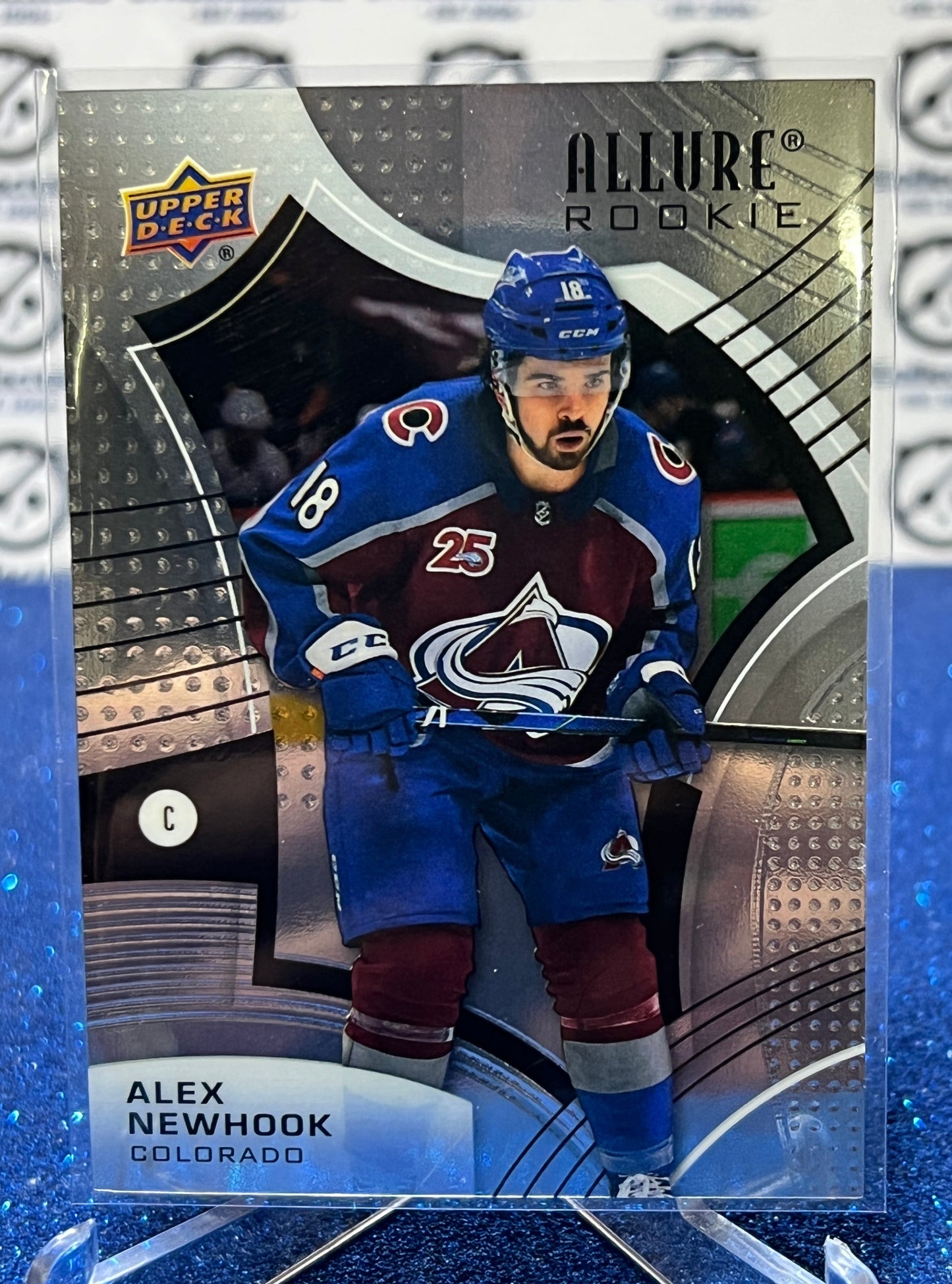 2021-22 UPPER DECK ALLURE ALEX NEWHOOK  # 119 ROOKIE COLORADO AVALANCHE  NHL HOCKEY TRADING CARD