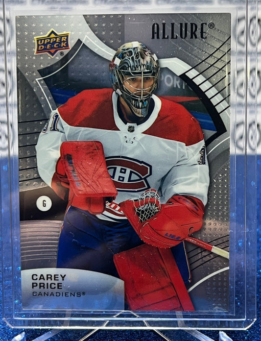 2021-22 UPPER DECK ALLURE CAREY PRICE # 71  MONTREAL CANADIANS HOCKEY CARD
