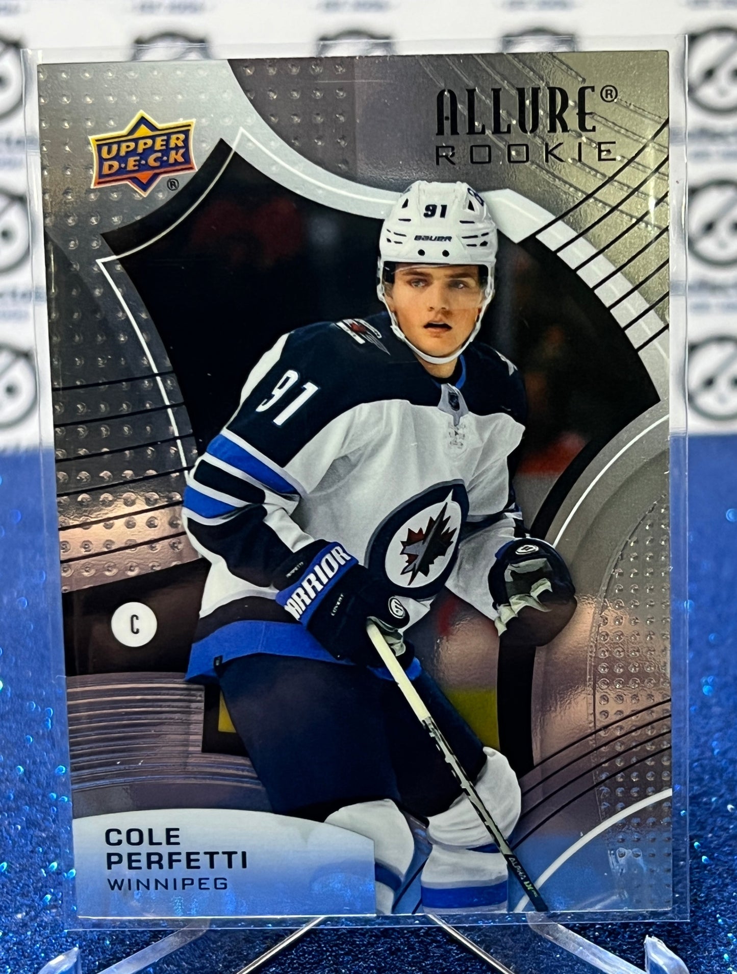 2021-22 UPPER DECK ALLURE COLE PERFETTI # 147 ROOKIE WINNIPEG JETS NHL HOCKEY CARD