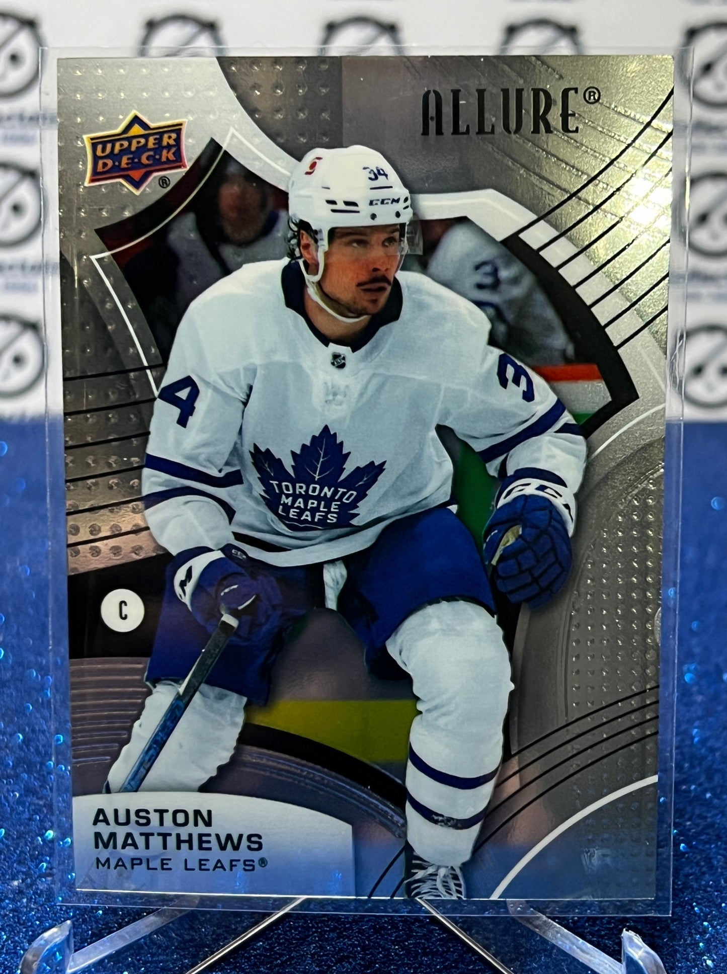 2021-22 UPPER DECK ALLURE AUSTON MATTHEWS # 1 TORONTO MAPLE LEAFS NHL HOCKEY CARD