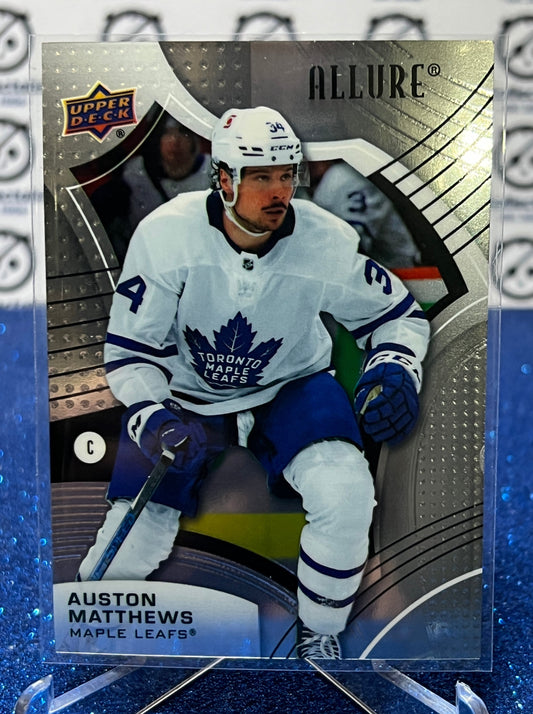 2021-22 UPPER DECK ALLURE AUSTON MATTHEWS # 1 TORONTO MAPLE LEAFS NHL HOCKEY CARD