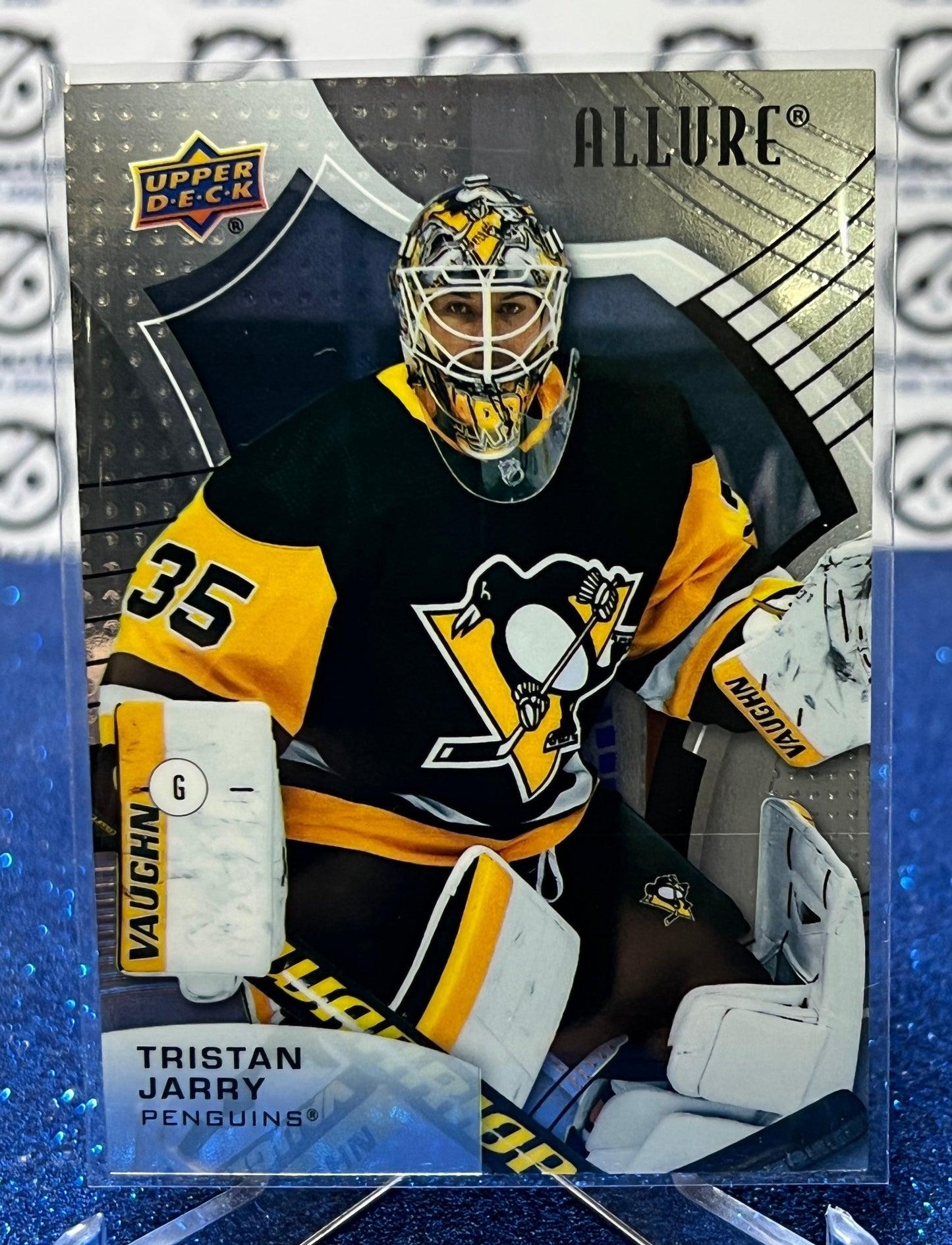 2021-22 UPPER DECK ALLURE TRISTAN JARRY # 69 PITTSBURGH PENGUINS NHL HOCKEY TRADING CARD