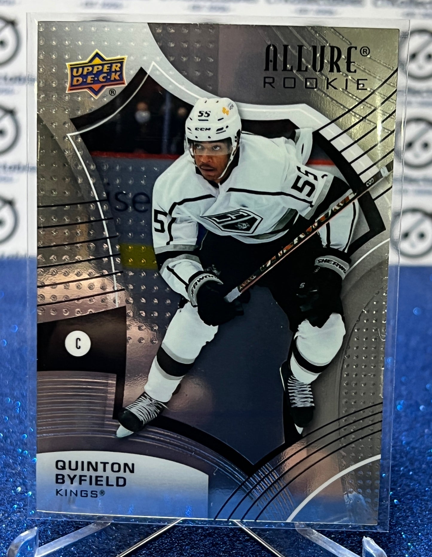 2021-22 UPPER DECK ALLURE GUINTON BYFIELD # 150 ROOKIE  L A KINGS NHL HOCKEY CARD