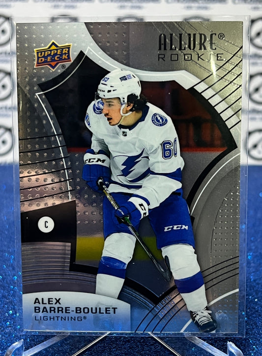 2021-22 UPPER DECK ALLURE ALEX BARRE-BOULET  # 123 ROOKIE TAMPA BAY LIGHTNING HOCKEY CARD