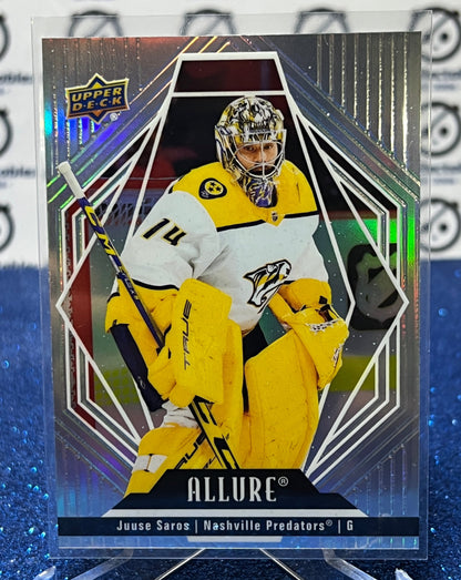 2022-23 UPPER DECK ALLURE JUUSE SARDS # 11   NASHVILLE PREDATORS NHL HOCKEY TRADING CARD