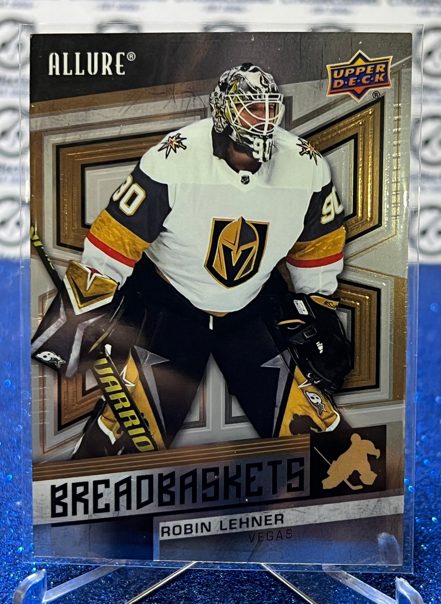 2021-22 UPPER DECK ALLURE ROBIN LEHNER # BB-13 BREADBASKETS  NHL GOLDEN KNIGHTS HOCKEY CARD