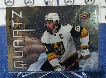 2021-22 UPPER DECK ALLURE MARK STONE # AQ-ST QUARTZ  NHL GOLDEN KNIGHTS HOCKEY CARD