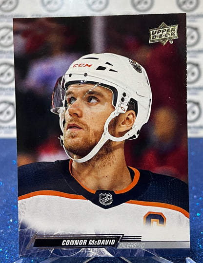 2022-23 UPPER DECK CONNOR McDAVID # 70  EDMONTON OILERS HOCKEY CARD