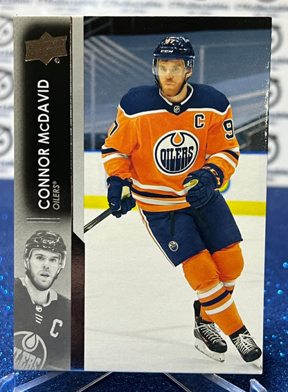 2021-22 UPPER DECK CONNOR McDAVID # 73  EDMONTON OILERS HOCKEY CARD