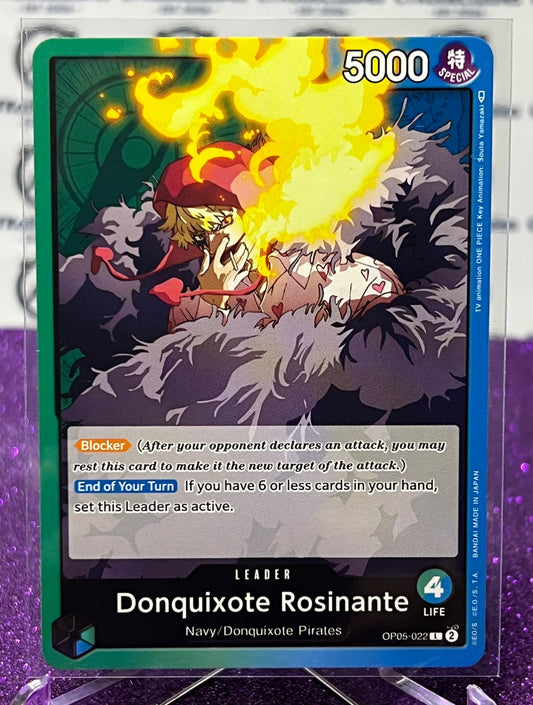 ONE PIECE DONQUIXOTE ROSINANTE # OP05-022 AWAKENING OF THE NEW ERA LEADER CARD 2023