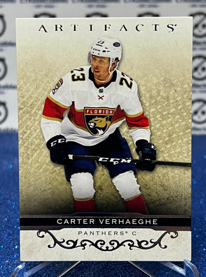 2021-22 UPPER DECK ARTIFACTS CARTER VERHAEGHE # 71 FLORIDA PANTHERS HOCKEY CARD