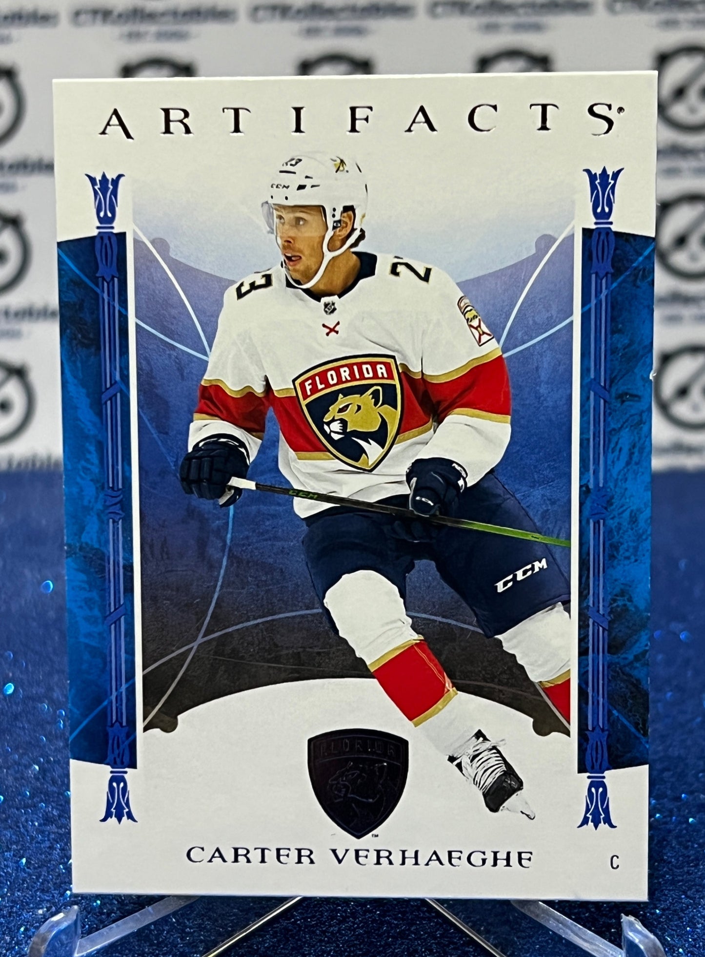 2022-23 UPPER DECK ARTIFACTS CARTER VERHAEGHE # 35 FLORIDA PANTHERS HOCKEY CARD