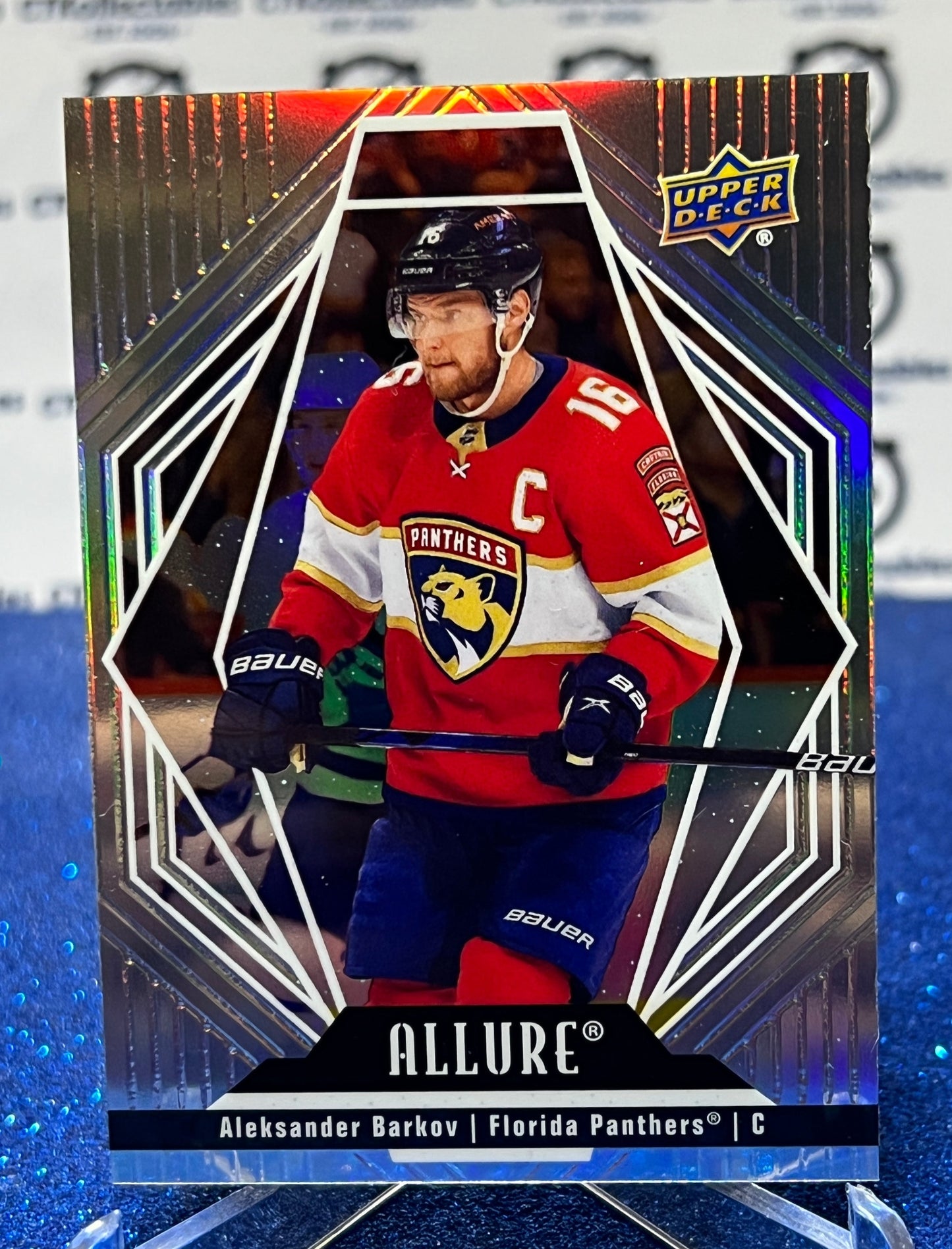 2022-23 UPPER DECK ALLURE ALEKSANDER BARKOV # 31 FLORIDA PANTHERS HOCKEY CARD