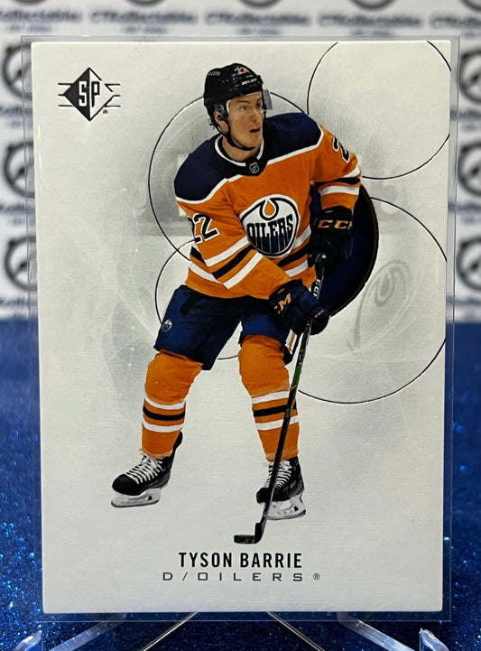 2020-21 UPPER DECK  SP TYSON BARRIE # 13  EDMONTON OILERS HOCKEY CARD