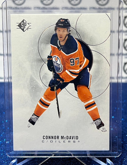 2020-21 UPPER DECK  SP CONNOR McDAVID # 90  EDMONTON OILERS HOCKEY CARD
