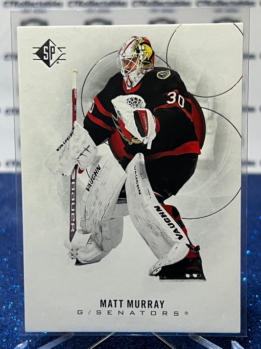 2020-21 UPPER DECK SP MATT MURRAY # 32 OTTAWA SENATORS HOCKEY CARD