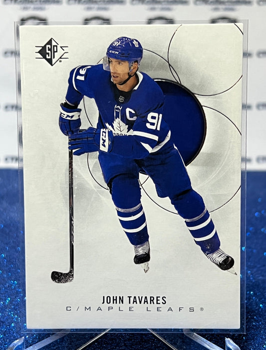 2020-21 UPPER DECK SP JOHN TAVARES # 22 TORONTO MAPLE LEAFS NHL HOCKEY CARD