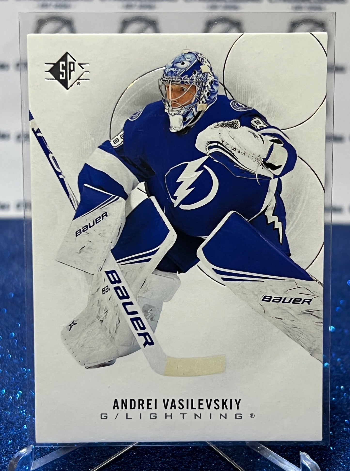 2020-21 UPPER DECK SP ANDREI VASILEVSKIY # 100 TAMPA BAY LIGHTNING HOCKEY CARD