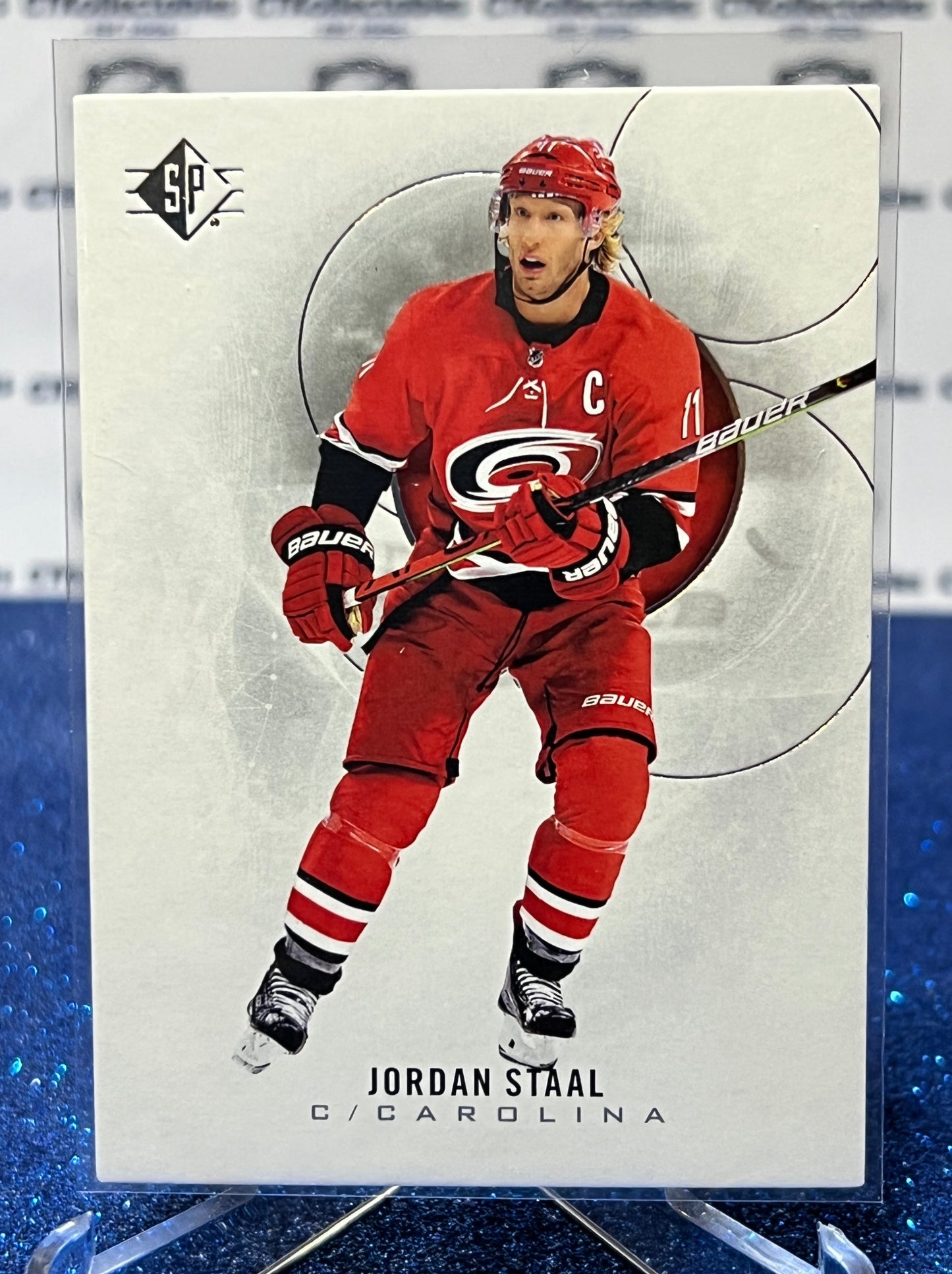 2020-21 UPPER DECK SP JORDAN STAAL # 85 CAROLINA HURRICANES NHL HOCKEY TRADING CARD