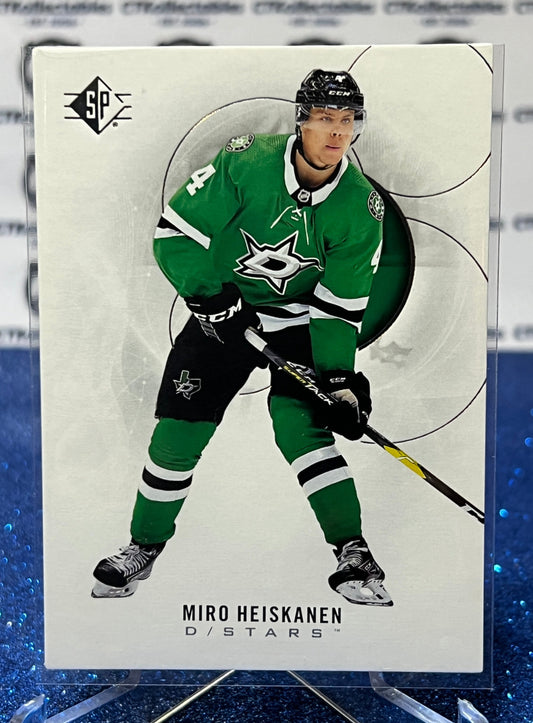 2020-21 UPPER DECK SP MIRO HEISKANEN # 46  DALLAS STARS NHL HOCKEY TRADING CARD