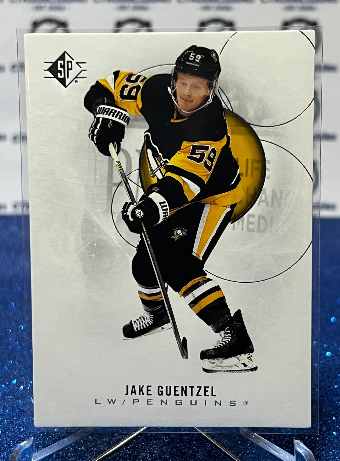 2020-21 UPPER DECK JAKE GUENTZEL # 34  PITTSBURGH PENGUINS HOCKEY CARD