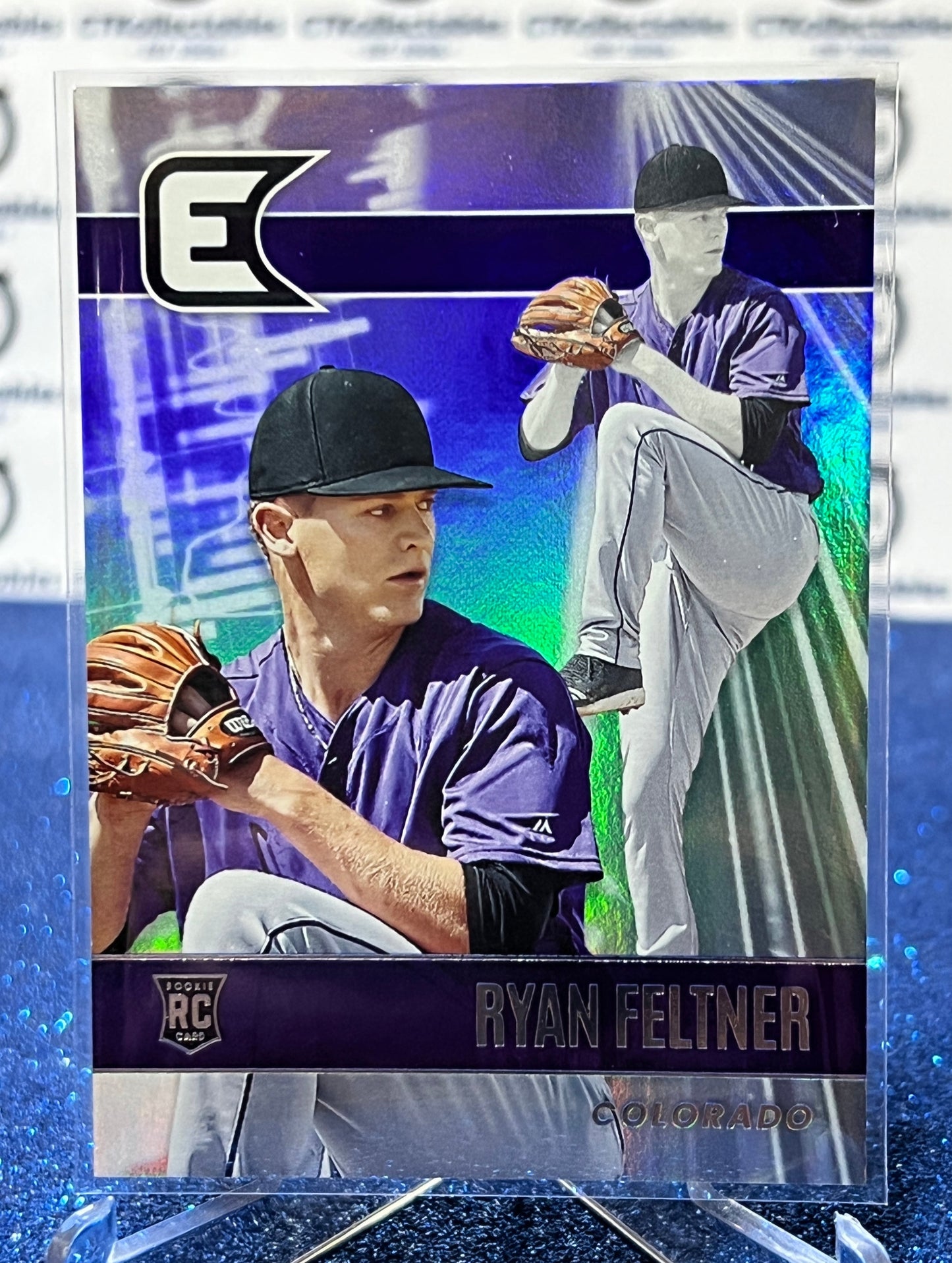 2022 PANINI CHRONICLES ESSENTIALS RYAN FELTNER # 9 ROOKIE COLORADO ROCKIES BASEBALL CARD