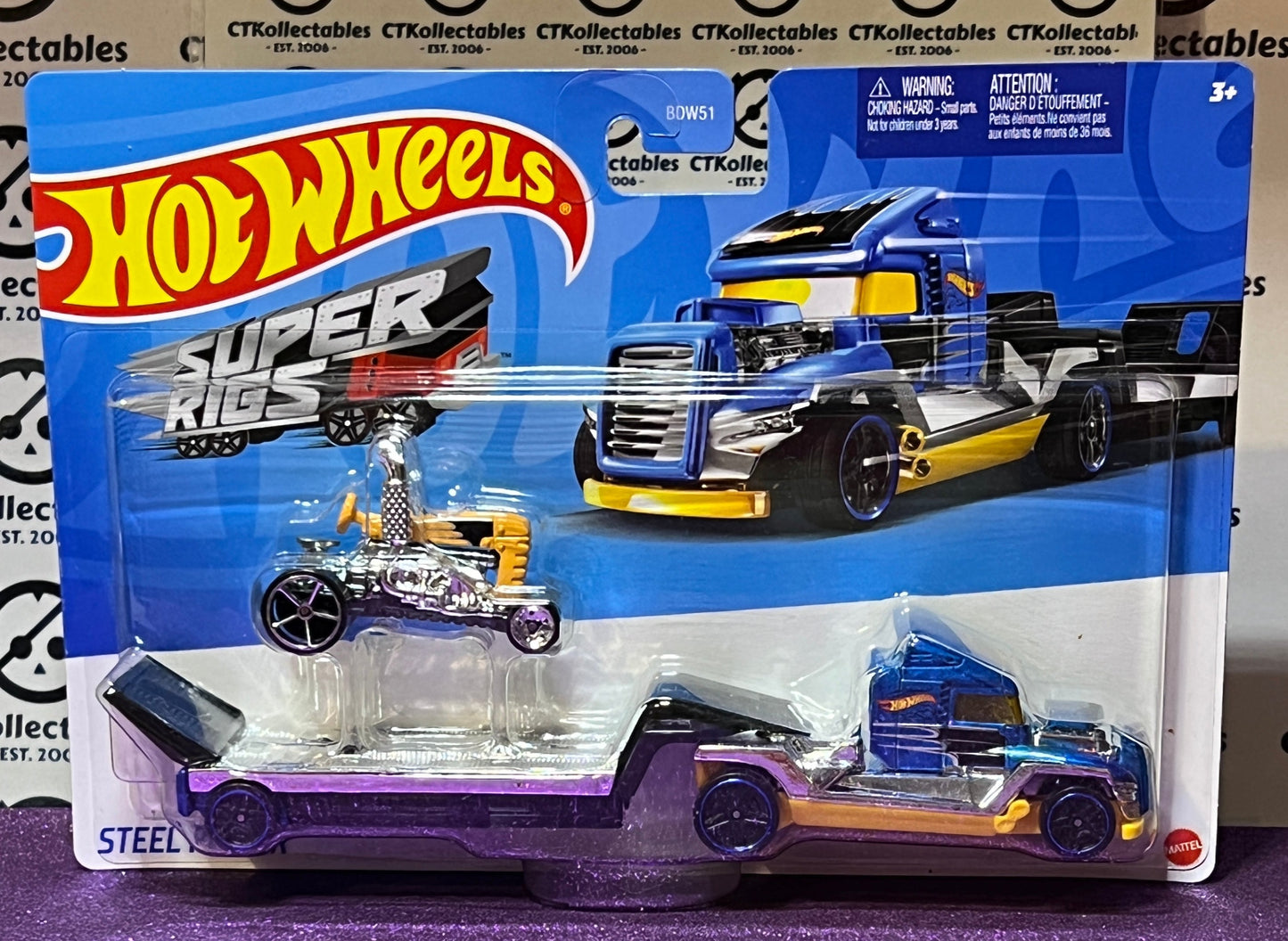 HOT WHEELS SUPER RIGS MATTEL STEEL POWER  2023