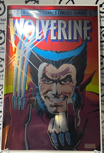 WOLVERINE # 1 FOIL VARIANT FACSIMILE REPRINT EDITION  MARVEL COMIC BOOK 2024