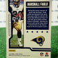 2023 PANINI SCORE MARSHALL FAULK # 8 FIRST BALLOT NFL LOS ANGELES RAMS  GRIDIRON  CARD