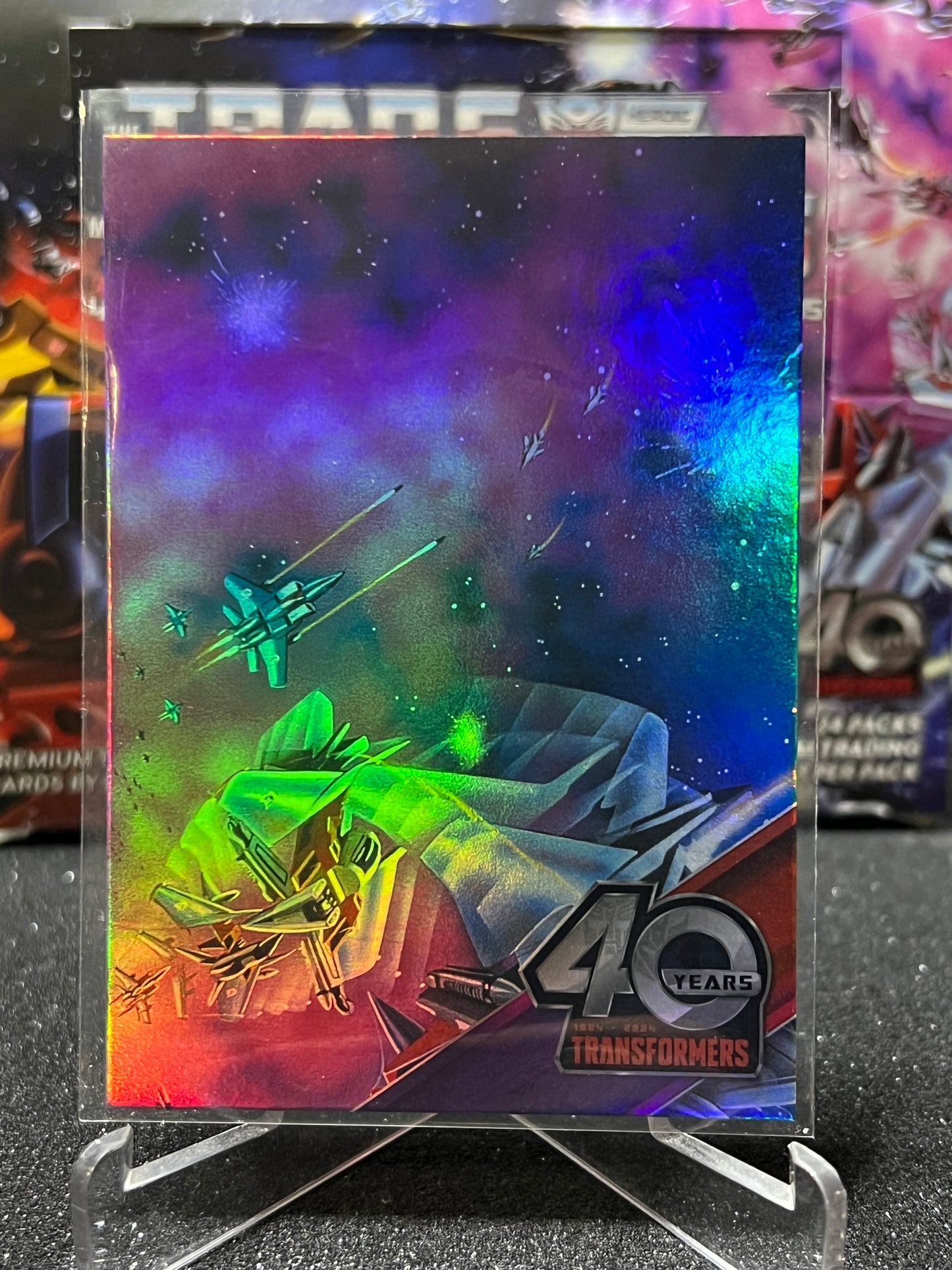 2024 TRANSFORMERS 40th ANNIVERSARY CONNECTING CARD A 2 OF 9 # 20 FOIL PUZZLE CARD