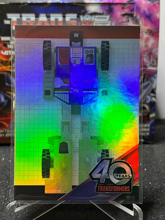 2024 TRANSFORMERS 40th ANNIVERSARY SCRAPPER # 95  FOIL TRADING CARD