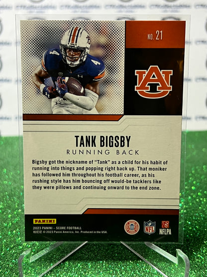 2023 PANINI SCORE TANK BIGSBY # 21 ROOKIE PROTENTIAL NFL JACKSONVILLE JAGUARS GRIDIRON  CARD