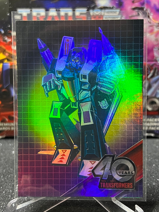 2024 TRANSFORMERS 40th ANNIVERSARY SKYWARP # 14  FOIL TRADING CARD