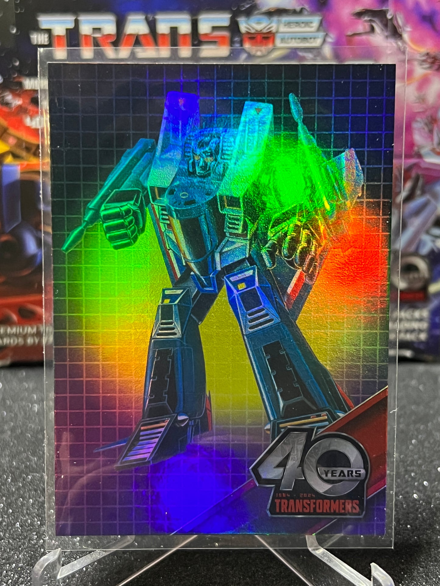 2024 TRANSFORMERS 40th ANNIVERSARY THUNDERCRACKER # 13  FOIL TRADING CARD