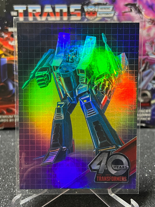 2024 TRANSFORMERS 40th ANNIVERSARY THUNDERCRACKER # 13  FOIL TRADING CARD