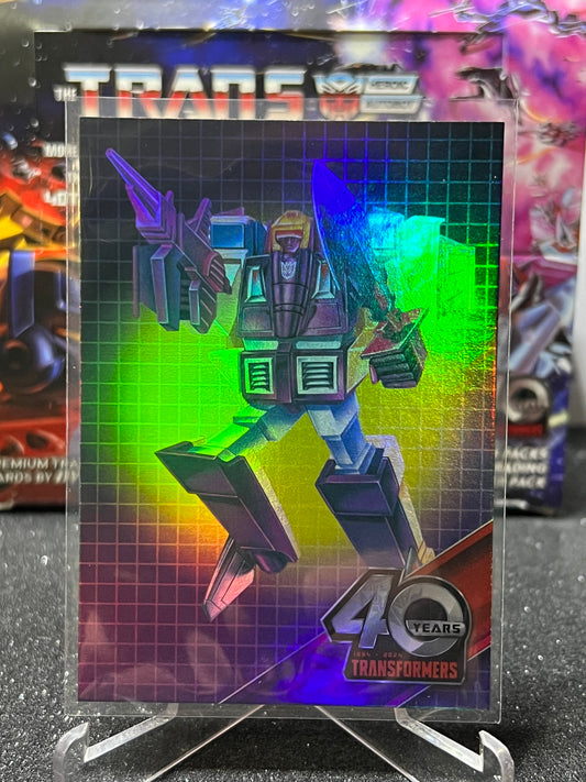 2024 TRANSFORMERS 40th ANNIVERSARY BLITZWING # 15  FOIL TRADING CARD