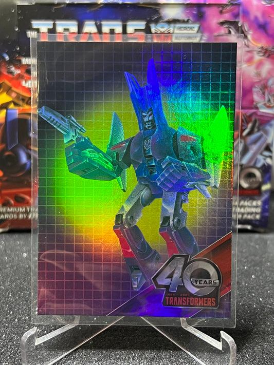 2024 TRANSFORMERS 40th ANNIVERSARY CYCLONUS # 17  FOIL TRADING CARD