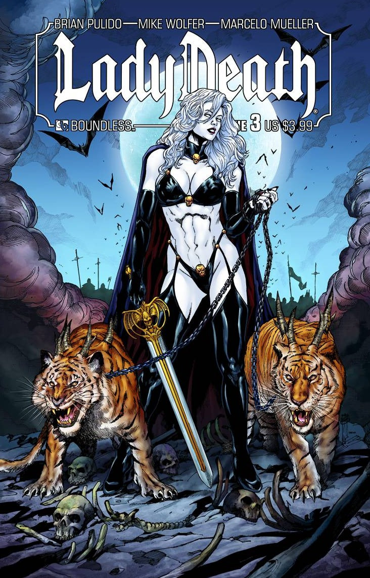 LADY DEATH # 3  BRIAN PULIDO BOUNDLESS COMICS NM COMIC BOOK 2011