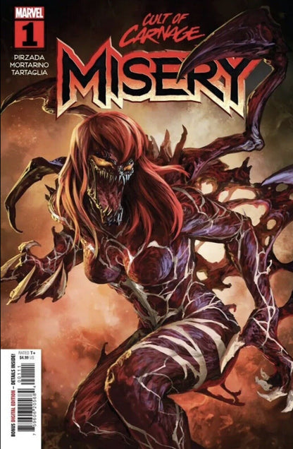 MISERY # 1 CULT OF CARNAGE MARVEL COMIC BOOK 2023
