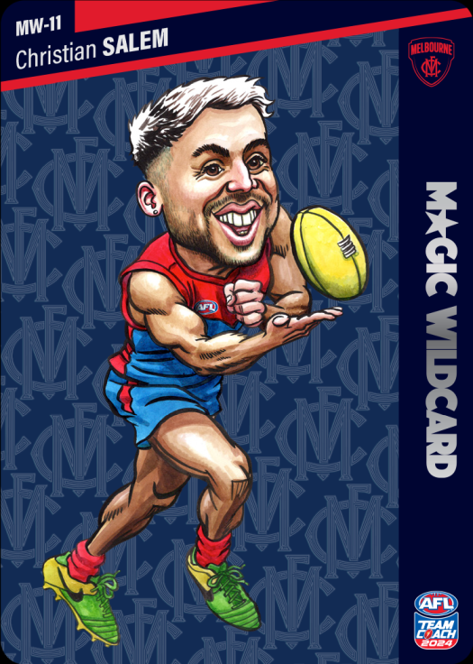 2024 AFL Teamcoach Christian Salem Magic Wildcard MW-11 Demons