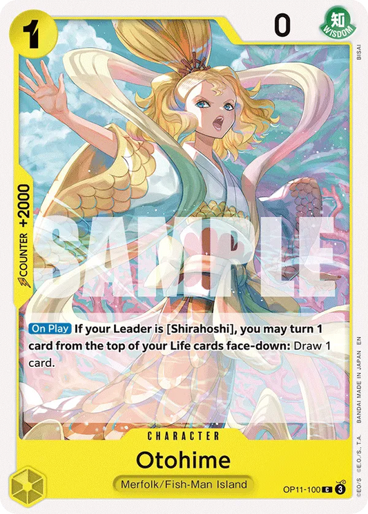 One Piece TCG Otohime Base Card OP11-100 C A Fist of divine speed NM/M