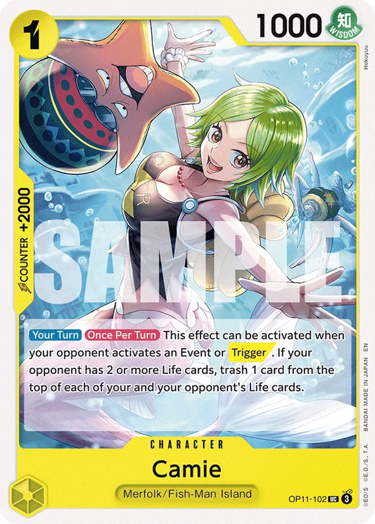 One Piece TCG Camie Base Card OP11-102  UC A Fist of divine speed NM/M