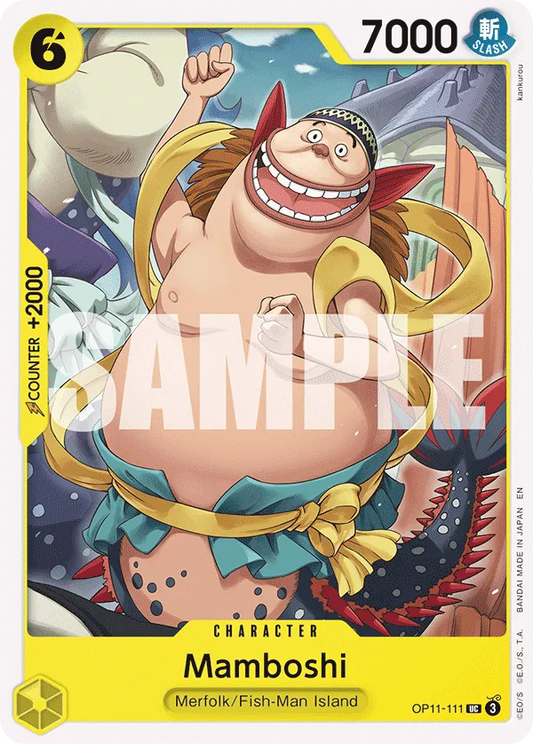 One Piece TCG Mamboshi Base Card OP11-111 UC A Fist of divine speed NM/M